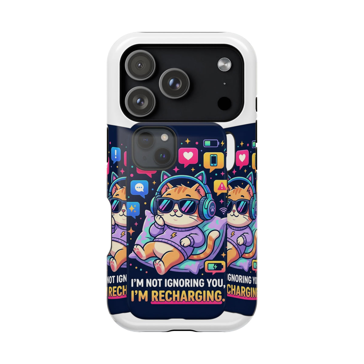 Gaming Cat Magnetic Phone Case