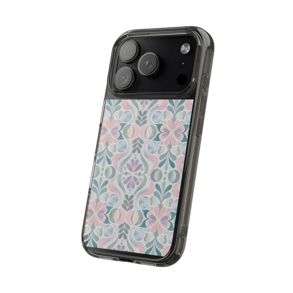 Pastel Floral Geometric Phone Case