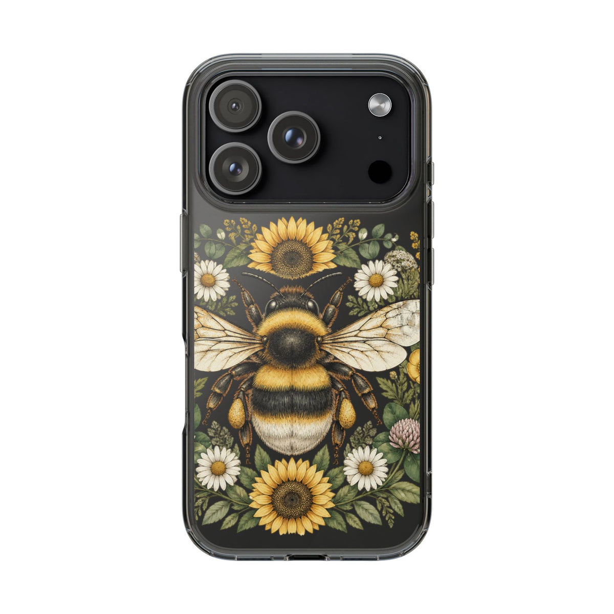 Bee and Sunflower Phone Case