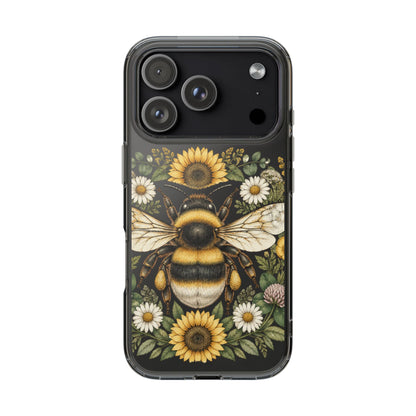 Bee and Sunflower Phone Case