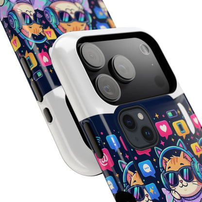 Gaming Cat Magnetic Phone Case