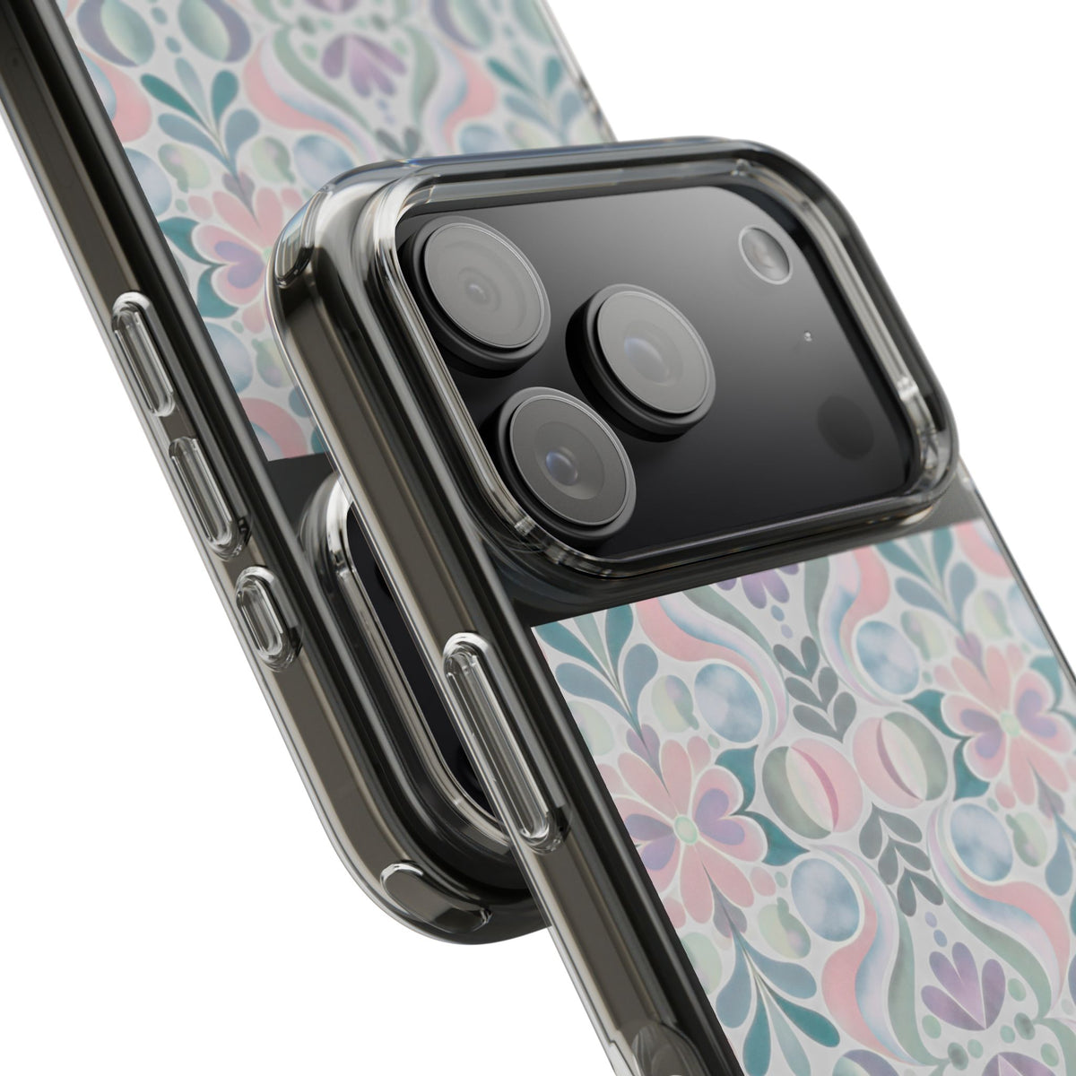 Pastel Floral Geometric Phone Case