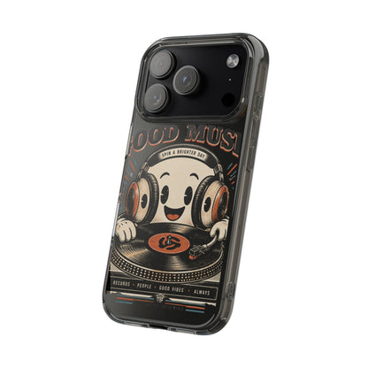 Impact-Resistant Phone Case – Retro DJ Music Lover Design
