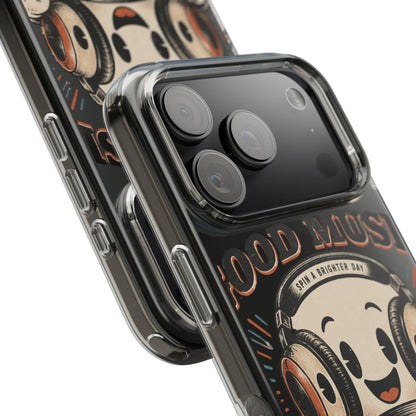 Impact-Resistant Phone Case – Retro DJ Music Lover Design