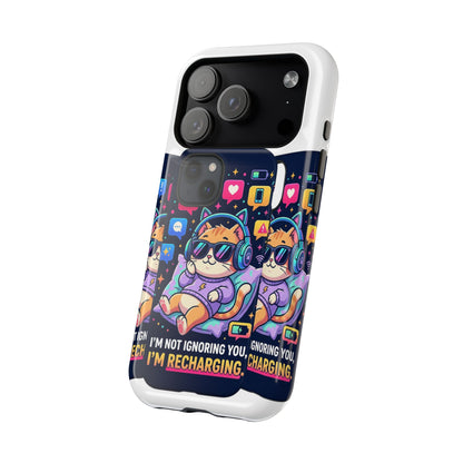 Gaming Cat Magnetic Phone Case